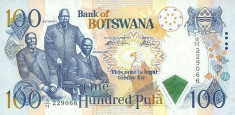 BOTSWANA ? bancnota ? 100 Pula ? 2000 ? P-23 ? UNC ? necirculata foto