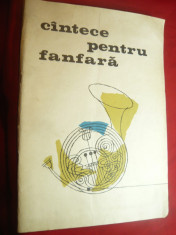 Partituri- Cantece pt. Fanfara -Ed. 1968 CC.Cultura si Arta , 120 pag foto