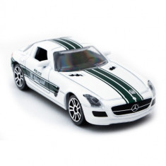 Masinuta Politie Dubai Mercedes Benz SLS, Scara 1:64 foto