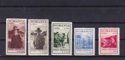 ROMANIA 1931 LP 93 EXPOZITIA CERCETASEASCA SERIE MNH foto