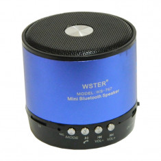Boxa bluetooth Wster WS-767, microfon incorporat, radio FM foto