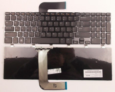 Tastatura Laptop Dell V119625AS1 Neagra US foto
