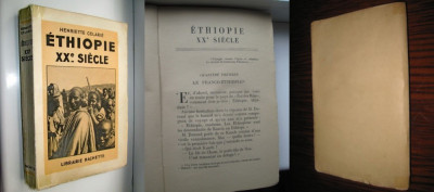 4810-I-Etiopia in sec 20-Hachette 1934-franceza. Marimi: 19_12 cm. Stare buna. foto