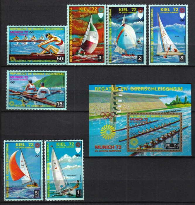 GUINEEA ECUATORIALA OLIMPIADA MUNCHEN 72 MNH DANTELAT GUINEEA ECUATORIALA OLIMPIADA MUNCHEN 72 MNH DANTELAT