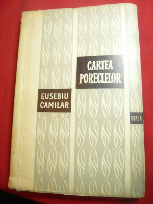 Eusebiu Camilar- Cartea Poreclelor - Prima Ed. 1957 ESPLA , 180 pag foto