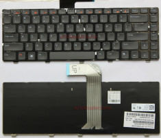 Tastatura laptop Dell Inspiron 15R-3520 15R-5520 15R-7520 15R 3520 5520 7520 noua Neagra US foto