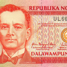 FILIPINE █ bancnota █ 20 Piso █ 2008 █ P-182j █ UNC █ necirculata