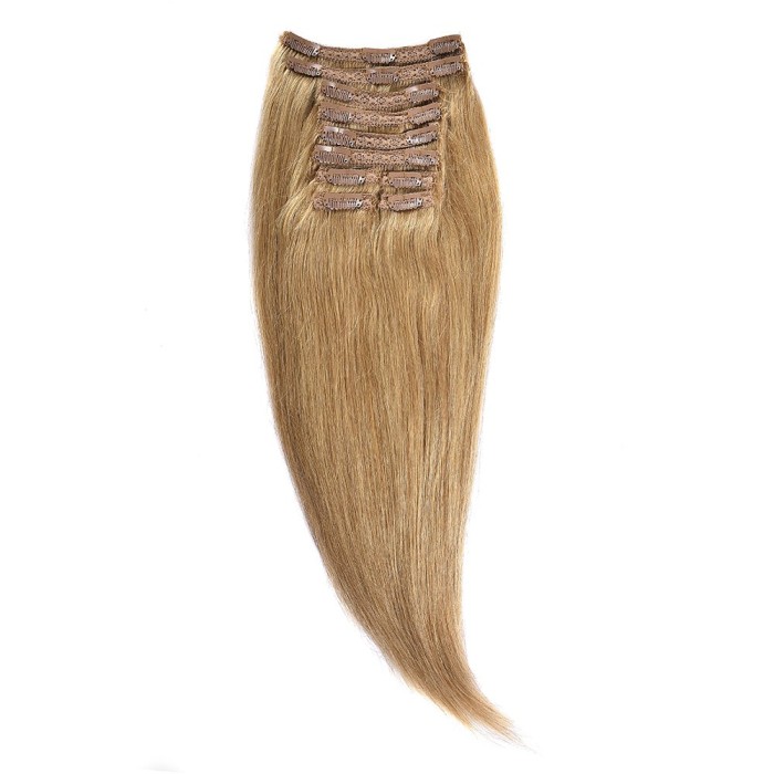 Clip-On Par Natural MegaVolum 50cm 240gr Blond Miere #27 foto mare Clip-On Par Natural MegaVolum 50cm 240gr Blond Miere #27 foto mare