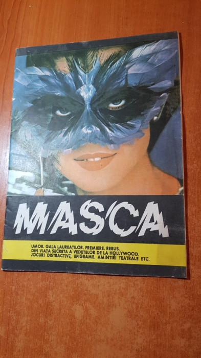 revista masca 1987-rebus,divertisment,umor,interviuri,epigrame, etc