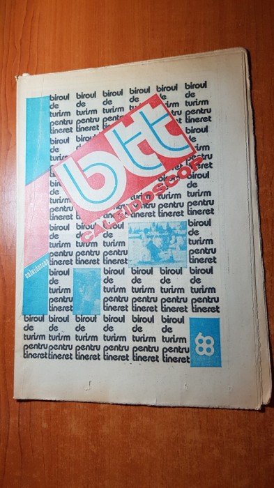 revista BTT caleidoscop februarie 1988 -umor ,rebus,stiri, etc - necompletata