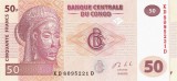 CONGO █ bancnota █ 50 Francs █ 2013 █ P-97A █ HdMZ █ UNC █ necirculata