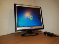 Monitor HORIZON cu incarcator 12V extern auto 17 inch Lcd vga foto