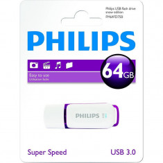 Memorie USB Philips Snow Edition 64GB USB 3.0 Purple foto