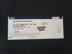 Vand bilet Summerwell 11-12 August 2018 foto