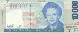 COSTA RICA █ bancnota █ 10000 Colones █ 1997 █ P-267a █ UNC █ necirculata
