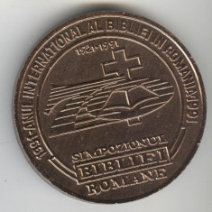 ANUL INTERNATIONAL AL BIBLIEI IN ROMANIA - Medalie - RARA