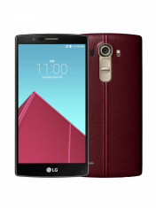 Smartphone LG G4 32GB Leather Dual Sim 4G Red foto