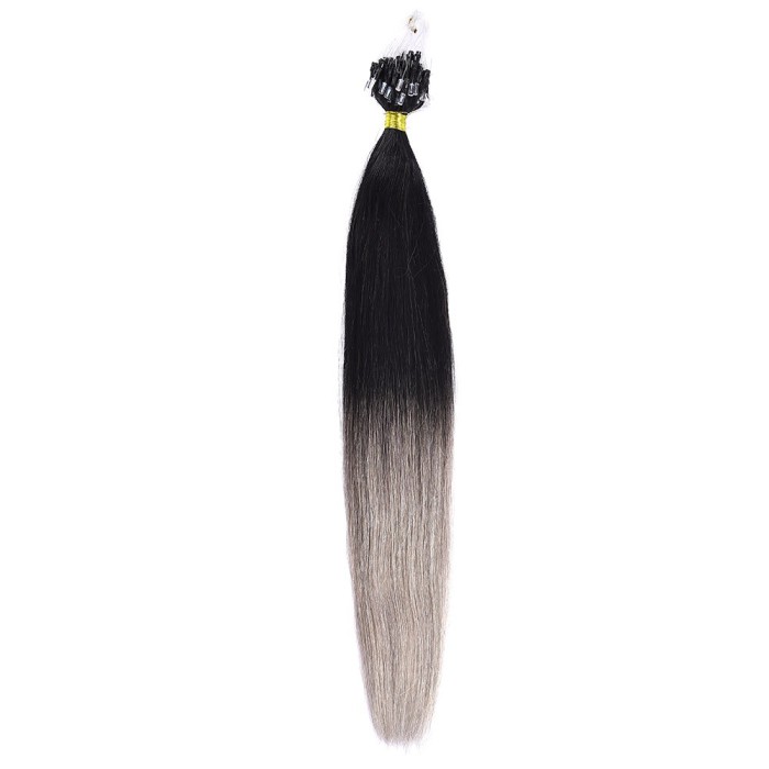 Microring Par Natural 50cm 50suv 1gr/suv Ombre Negru-Gri #T1/Mettalicsilver Microring Par Natural 50cm 50suv 1gr/suv Ombre Negru-Gri #T1/Mettalicsilver