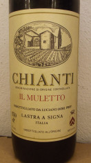 R. 9 - CHIANTI, doc, IL MULETTO, recoltare. 1976 cl 75 gr 12 foto