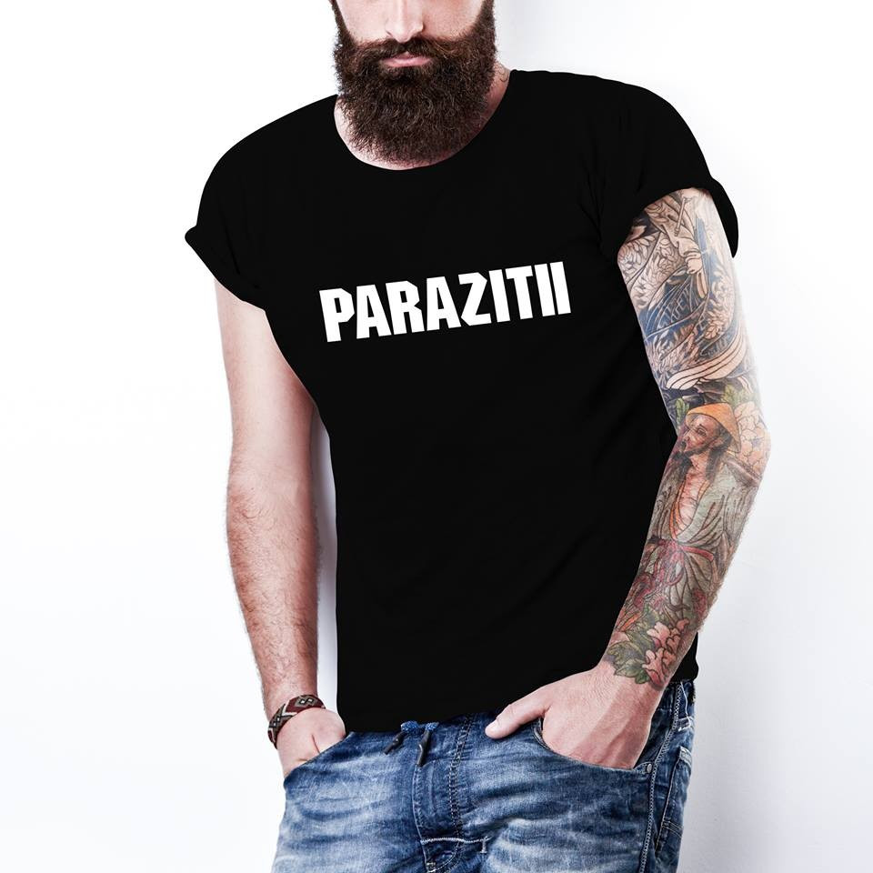 Tricou PARAZITII bug Mafia 20 CM RECORDS, personalizat HIP-HOP, RAP |  arhiva Okazii.ro