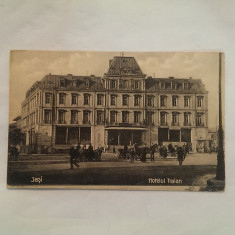 IASI- HOTELUL TRAIAN-CARTE POSTALA CIRCULATA LA 1926 foto