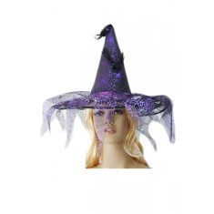 T87 Accesoriu Halloween palarie de vrajitoare