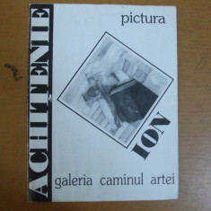 Achitenie Ion pictura Caminul Artei 1992 expozitie