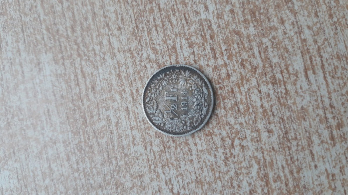 Elveția-1/2 francis 1914.