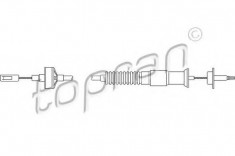 Cablu ambreiaj SEAT TOLEDO I (1L) (1991 - 1999) TOPRAN 102 849 foto