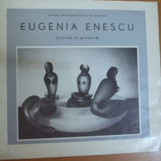 Eugenia Enescu sticla si pictura 1991 expozitie Galateea