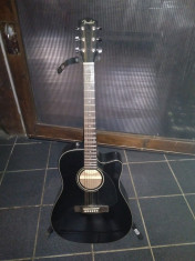 Chitara Fender CD 140 SCE negru foto