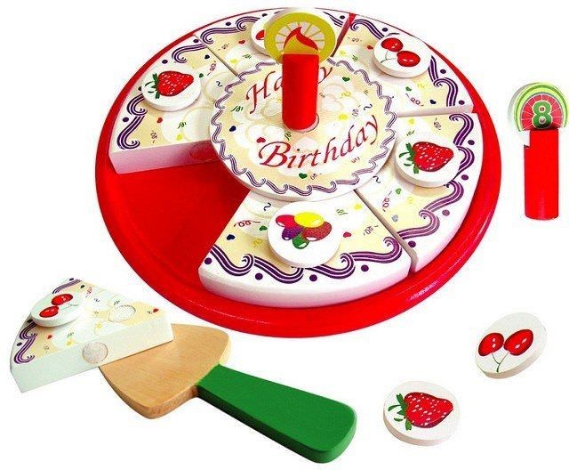 Tort aniversar cu decoratiuni - New Classic Toys Tort aniversar cu decoratiuni - New Classic Toys