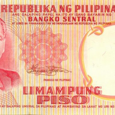 FILIPINE █ bancnota █ 50 Piso █ 1969 █ P-146b █ UNC █ necirculata