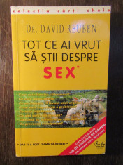 TOT CE AI VRUT SA STII DESPRE SEX -DR. DAVID REUBEN foto