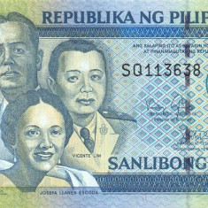 FILIPINE █ bancnota █ 1000 Piso █ 2011 █ P-197d █ UNC █ necirculata