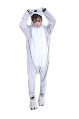 PJM36-1822 Pijama kigurumi, tip salopeta cu model ursulet koala foto