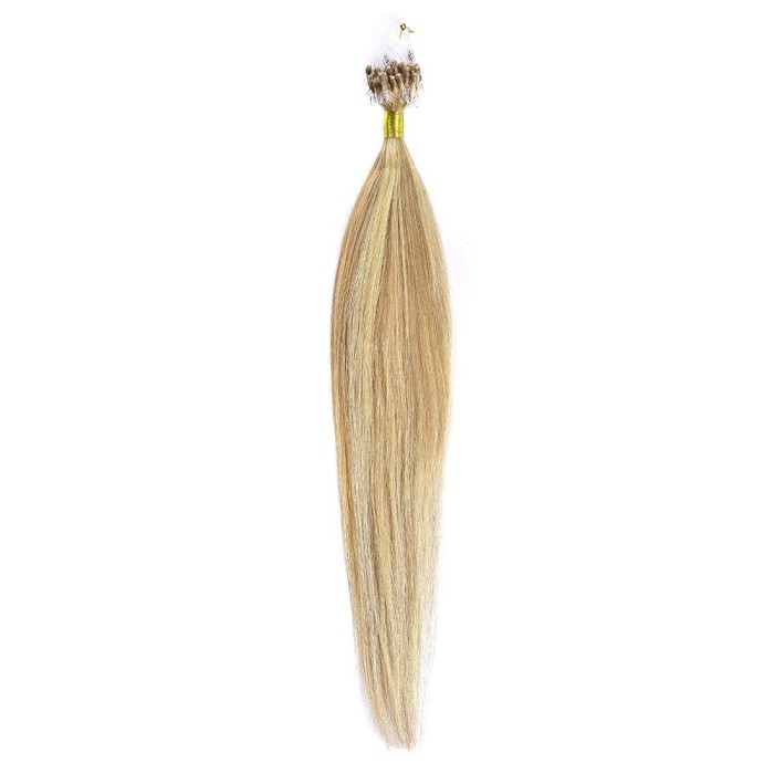 Microring Par Natural 50cm 50suv 1gr/suv Blond Miere Suvitat/Blond Deschis #27/60 foto mare Microring Par Natural 50cm 50suv 1gr/suv Blond Miere Suvitat/Blond Deschis #27/60 foto mare