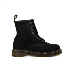 Ghete Femei Dr Martens 1460 Soft Buck Black 21466001 foto