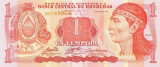 HONDURAS █ bancnota █ 1 Lempira █ 2006 █ P-84e █ UNC █ necirculata