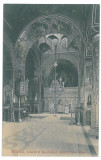 1749 - SINAIA, Prahova, the interior of Monastery - old postcard - unused, Necirculata, Printata