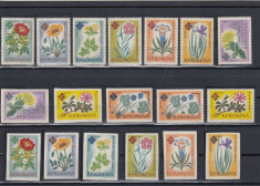 ROMANIA 1961 LP 524 LP 524 a CENTENARUL GRADINII BOTANICE BUCURESTI SERII MNH foto