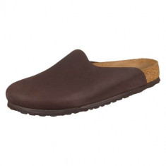 Slapi Femei Birkenstock Amsterdam Chocolate Steer 1006716 foto