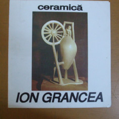 Ion Grancea ceramica expozitie 1997 Caminul Artei