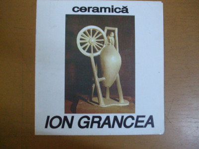 Ion Grancea ceramica expozitie 1997 Caminul Artei foto