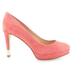 Navete Femei Guess Earli Decollete Pump Suede FL2ERLSUE08CORAL foto