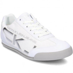 Pantofi Barbati Calvin Klein SE8454 SE8454WHITESILVER foto