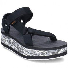 Sandale Femei Teva Flatform Marbled 1016266BLK foto