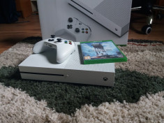 Xbox One S 500GB + un joc (Stare PERFECTA) foto