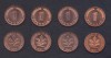 GERMANIA RFG SET COMPLET DE MONEDE 1 Pfennig x4 buc 1990 D F G J KM-105 UNC, Europa