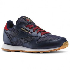 Pantofi Copii Reebok Navyredchalkgum CL Leather DG N AR2042 foto